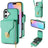 iPhone 17 Alt-i-et cover med pung og rem - Mynte