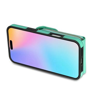 iPhone 17 Alt-i-et cover med pung og rem - Mynte