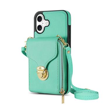 iPhone 17 Alt-i-et cover med pung og rem - Mynte