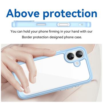 iPhone 17 Anti-Shock Hybrid Cover - Blå