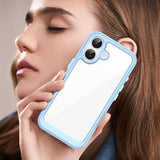 iPhone 17 Anti-Shock Hybrid Cover - Blå