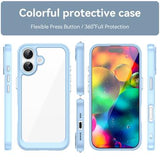 iPhone 17 Anti-Shock Hybrid Cover - Blå
