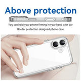 iPhone 17 Anti-Shock Hybrid Cover - Gennemsigtig
