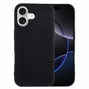 iPhone 17 Skridsikkert TPU Cover - Sort