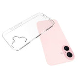 iPhone 17 Skridsikkert TPU Cover - Gennemsigtig