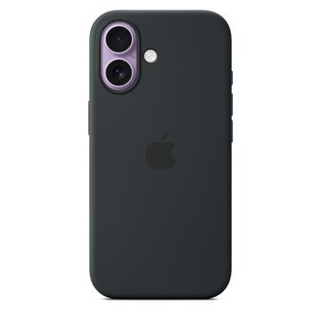 iPhone 17 Apple Silikone Cover med MagSafe MGF14ZM/A - Sort