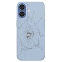 iPhone 17 Bagcover Reparation - kun glasset - Blå