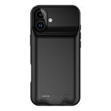 iPhone 17 Backup Battericover - 6000mAh - Sort