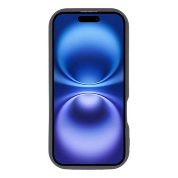 iPhone 17 TPU-cover med Sommerfugleprint - Sort