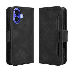 iPhone 17 Kortholder Pung Etui - Sort