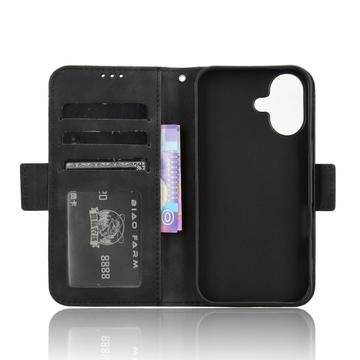iPhone 17 Kortholder Pung Etui - Sort