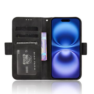 iPhone 17 Kortholder Pung Etui - Sort