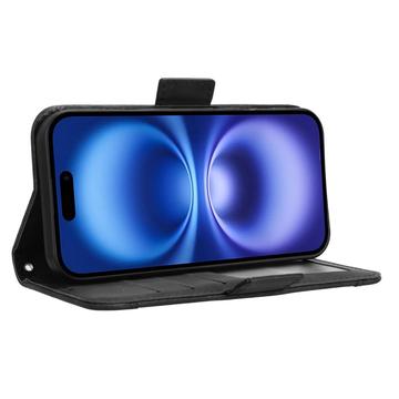 iPhone 17 Kortholder Pung Etui - Sort
