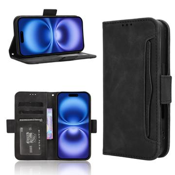 iPhone 17 Kortholder Pung Etui - Sort