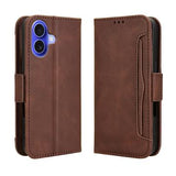 iPhone 17 Kortholder Pung Etui - Brun