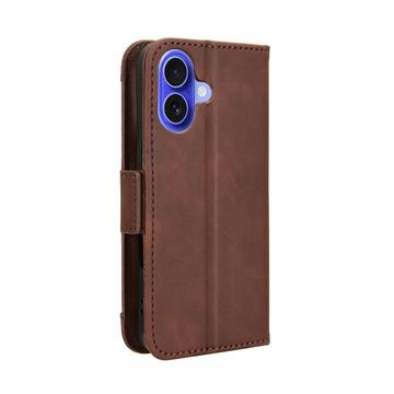 iPhone 17 Kortholder Pung Etui - Brun