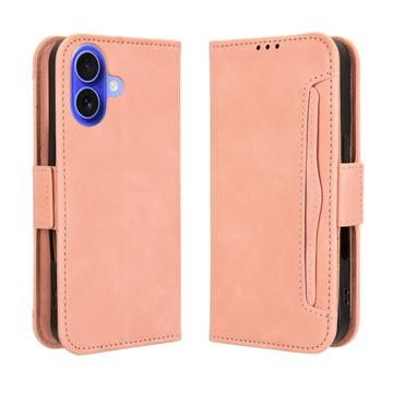 iPhone 17 Kortholder Pung Etui - Pink