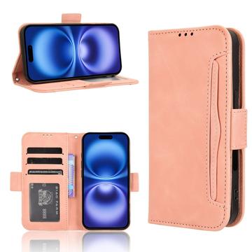 iPhone 17 Kortholder Pung Etui - Pink