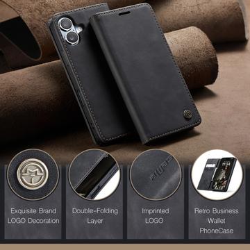 iPhone 17 Caseme 013 Series Pung - Sort