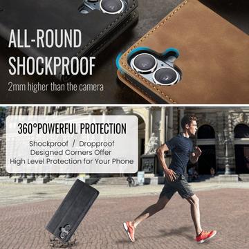 iPhone 17 Caseme 013 Series Pung - Sort