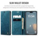 iPhone 17 Caseme 013 Series Pung - Blå