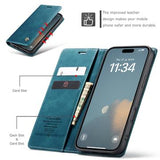 iPhone 17 Caseme 013 Series Pung - Blå
