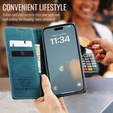 iPhone 17 Caseme 013 Series Pung - Blå