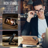 iPhone 17 Caseme 013 Series Pung - Brun