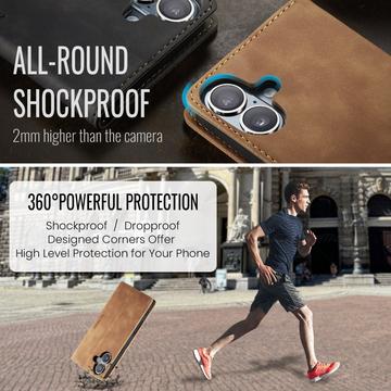 iPhone 17 Caseme 013 Series Pung - Brun