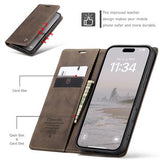 iPhone 17 Caseme 013 Series Pung - Kaffe