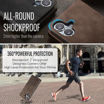 iPhone 17 Caseme 013 Series Pung - Kaffe
