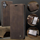iPhone 17 Caseme 013 Series Pung - Kaffe