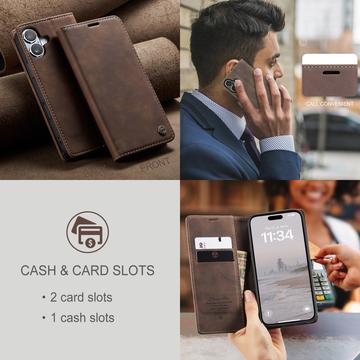 iPhone 17 Caseme 013 Series Pung - Kaffe