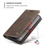 iPhone 17 Caseme 013 Series Pung - Kaffe