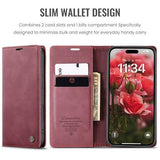 iPhone 17 Caseme 013 Series Pung - Vinrød