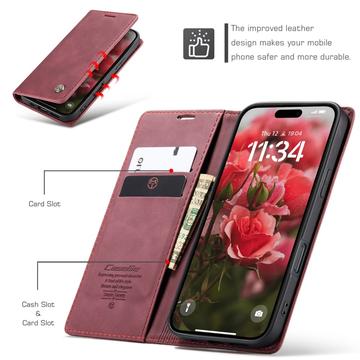 iPhone 17 Caseme 013 Series Pung - Vinrød