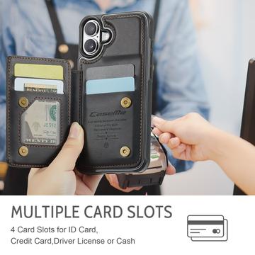 iPhone 17 Caseme C22-etui RFID-kortpung - Sort