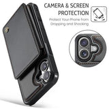 iPhone 17 Caseme C22-etui RFID-kortpung - Sort