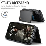 iPhone 17 Caseme C22-etui RFID-kortpung - Sort