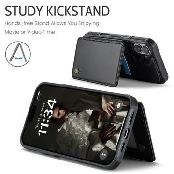 iPhone 17 Caseme C22-etui RFID-kortpung - Sort