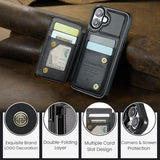iPhone 17 Caseme C22-etui RFID-kortpung - Sort