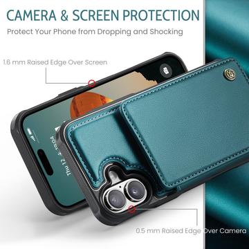 iPhone 17 Caseme C22-etui RFID-kortpung - grøn