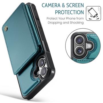iPhone 17 Caseme C22-etui RFID-kortpung - grøn