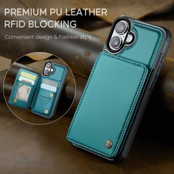 iPhone 17 Caseme C22-etui RFID-kortpung - grøn