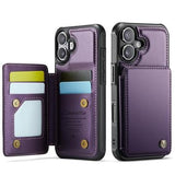 iPhone 17 Caseme C22-etui RFID-kortpung - lilla