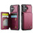 iPhone 17 Caseme C22-etui RFID-kortpung - rød