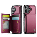iPhone 17 Caseme C22-etui RFID-kortpung - rød