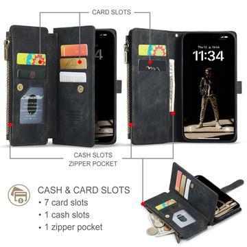 iPhone 17 Caseme C30 Multifunktionel Pung - Sort