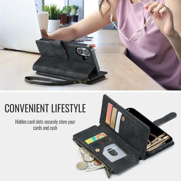 iPhone 17 Caseme C30 Multifunktionel Pung - Sort