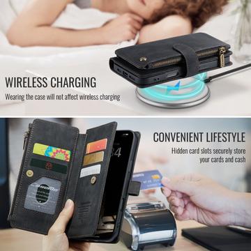 iPhone 17 Caseme C30 Multifunktionel Pung - Sort